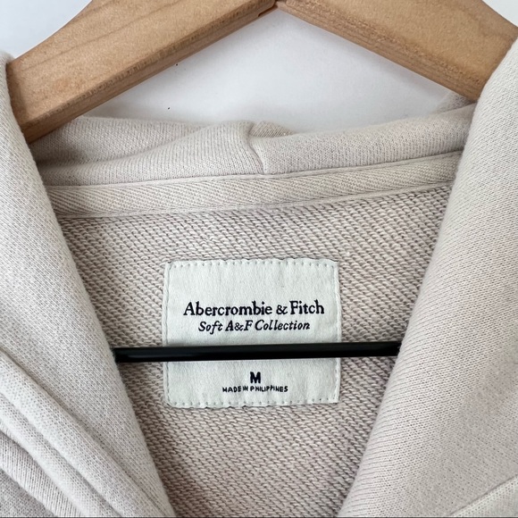 Abercrombie & Fitch Soft AF Color Block Pull Over Hoodie Sweatshirt M - Picture 5 of 7